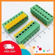 [2 Pieces]- KF142-5.08-7-R Terminal Block 7 Horizontal Wire Plug Contacts 5.08mm 250V 10A