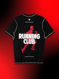 VOLT MOMENTUM 001 NAMWAN RUNNING BLACK เสื้อยืด ลำลอง สีดำ