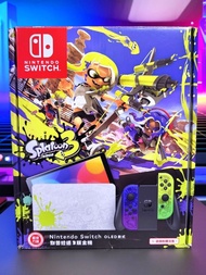 🎮 Nintendo Switch Oled Splatoon 3 限定版 斯普拉遁 3 版主機 漆彈大作戰 3 🆓送一隻實體Game