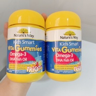 Fish Oil, DHA, Brain Supplement Gummies for children over 2 years old - Nature's Way Kids Smart Vita