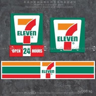 Reflective Car Stickers711Convenience Store Supermarket Brand Logo Personalized Helmet Body Glass De