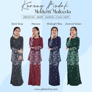 Jakel Baju Kurung Modern Mufeeda Baju Raya Budak Perempuan KB510