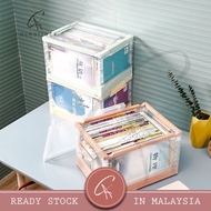 Caseattack 27L / 39L Transparent Collapsible Foldable Storage Box Bin Stackable Container Car Indoor