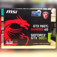 ［顯示卡］MSI 微星 GTX 980 TI GAMING 6G 9系列頂規顯卡