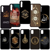 Soft Casing OPPO A3s A15 A55 A56 A7 A5S A9 A5 2020 A15S Cover B-FB80 Islam Allah islamic black Phone