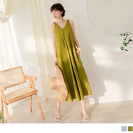 OB DESIGN ★ COTTON SLEEVELESS A-LINE MAXI DRESS ★ 2 COLOR ★ S-XXXL SIZE ★ PLUS SIZE