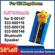 For UE MegaBoom 3 Replacement Battery Compatible with S-00147 533-000116 533-000138 533-000146 Bluet