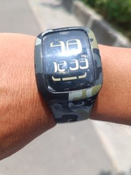 Swatch  軍綠迷彩 絕版錶 觸控電子錶 /瑞士製造 包膜未撕