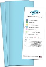 PSA Lapping Film, 3 Pc 9 Micron (1,800 Grit) Adhesive Polishing Paper, 4-1/4β x 11β Microfinishing F