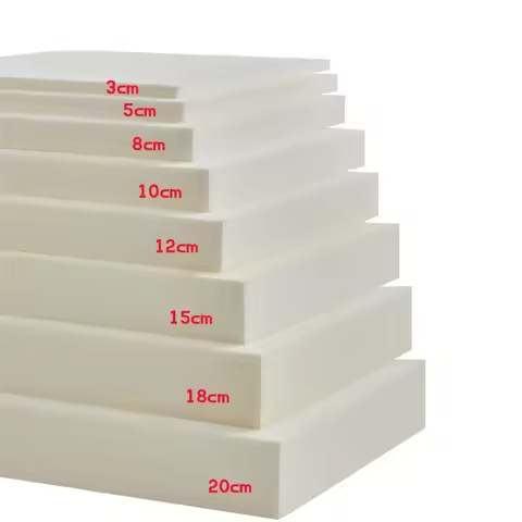 High Density White Foam Sponge Customizable Cushion Foam Upholstery Replacement Pad Window Cushion M