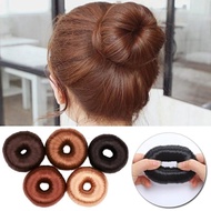 - WOMEN HAIR BUN WIG / SYNTHETIC FIBER HAIR BUN WIG/ ELASTIC HAIR BUN EXTENSIONS
