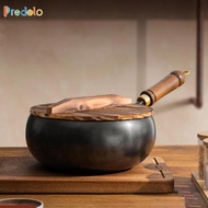 [Predolo] Nonstick Wok Induction Cooker Nonstick Coating Round Bottom Wok Wok Pan Chinese Wok for Re