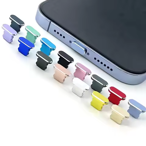 Metal Charger Port Dust Plug For iPhone 13 14 12 11 Pro Max SE 2022 Accessories Charging Port Dust P