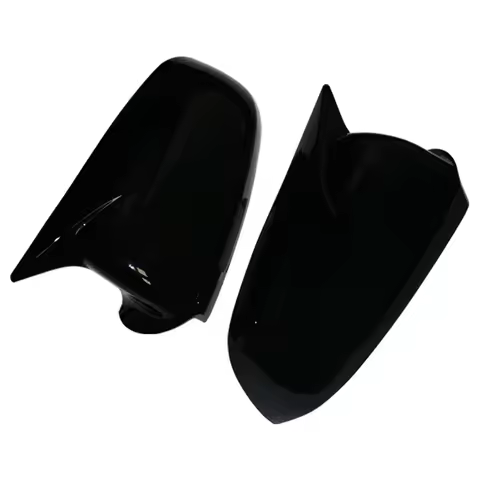 2Pcs Mirror Tools Case Glossy Black For Audi A3 S3 8P 05-08 A4 S4 B6 B7 8E 8H A6 S6 C6 4F Side Car R