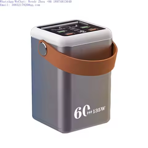2025 Hot 135W Pd Outdoor Quick Charging Portable Power Banks Power Station 60000mah 90000mah 120000m