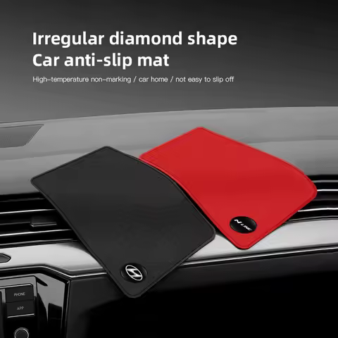 PVC Car Non Slip Mat Dashboard Phone Anti Slip Gel Pad For Hyundai Genesis N-LINE I10 I20 I30 I40 IX