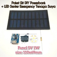 Ready Big Sale Paket 5 In 1 Modul Kit Powerbank Panel Surya / Solar