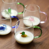 3D Heat Resistant Glass (400 ML) /Cute 3D Glass/Cute Cup 3D/Cute 3D Glass/Aesthetic Glass Cup Aesthe