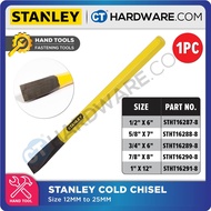 STANLEY COLD CHISEL SIZE (1/2" X 6" | 5/8" X 7" | 3/4 X 6" | 7/8" X 8" | 1" X 12" )