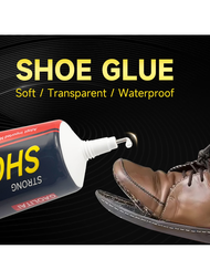 1入組50毫升防水鞋膠強力黏合劑，修復橡膠鞋、修復鞋底、鞋跟、皮革和橡膠等等的完美黏合劑。防水超級膠