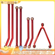 CNC High Clearance Chassis Link Rod Set for 1/24 RC Crawler Car  SCX24 AXI00005   Upgrade Parts
