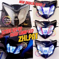 YAMAHA LC135 V2 V3 V4 V5 V6 V7 HEAD LAMP LED LAMPU SUIS SUIZ HANDLE SWITCH LIGHT MATA GABAN DYNOPRO