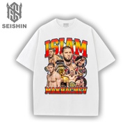 Seisin T-shirt Islam Makhachev vintage unisex T-shirt distro quality 24s combed cotton material colo