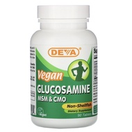 Deva, Vegan Glucosamine MSM & CMO, 90 Tablets, 100% Vegetarian