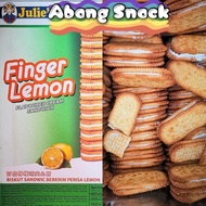 [HALAL]Timbang-Julies Finger Lemon Flavoured Cream Sandwich Biscuit/Biskut jejari Lemon krim Biskut