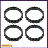 【AUROA】4X Vacuum Robot Tires for Wheels Series 5/6/7/8/9/I7 S9+ Anti-Slip