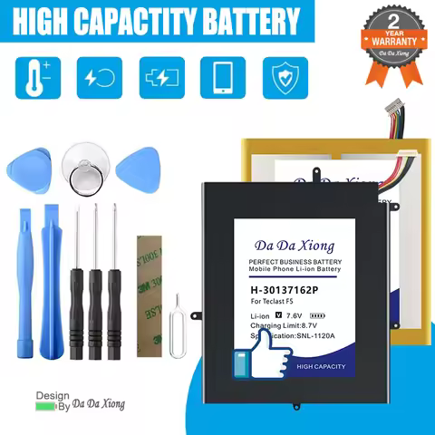 New H-28125140P A80H Battery For Teclast Jumper Ezbook X1 X3 X4 X5 F5 X6 A80S A80H X80 M89 98 P20HD 