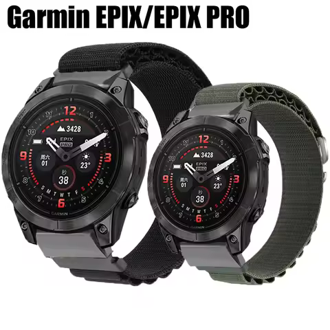 For Garmin EPIX Pro 51mm 47mm 42mm Strap Nylon Soft Watch Band