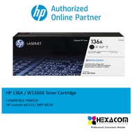 HP 136A / 136X Toner Cartridges W1360A / W1360X
