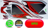 สติ๊กเกอร์ CBR 150 R ปี 2014 รุ่น 10 สติ๊กเกอร์มอไซค์ CBR 150 R ปี 2014 รุ่น 10 (สีสวย สีสด สีไม่เพี