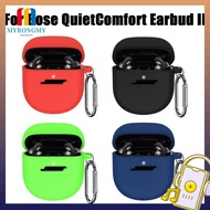 MYRONGMY Silicone Earphone , Portable Full Protection Silicone Protective , Multifunctional Fully Covered Headset Cover for Bose QuietComfort Earbuds II Earphone