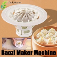 DUCKIHOGAN Dumpling Bao Buns Mould, Homemade ABS Baozi Making Mould, DIY Flower Type Baozi Maker