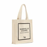 V&amp;A Gabrielle Chanel. Fashion Manifesto natural tote bag 英國 香奈兒 環保袋