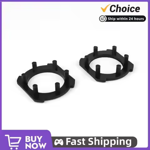 H7 Car LED Headlight Bulb Base Adapter Corrosion Resistant H7 LED Headlight Adapters Holders for Ope
