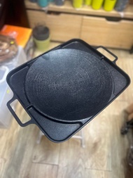 （Gas|電磁爐都可以用）韓國 Four Seasons Square Griddle Pan 不沾年輪多功能方形煎盤 45x32cm (IH版)|後花園｜露營｜煮嘢食｜唔黐底｜部隊鍋