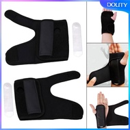[dolity] Wrist Brace Wrist Protector Sleeve with Steel Plate Wrist Guard Wrist Support for Working Out Badminton Adults