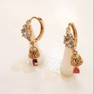 Indian earrings/Indian jewelry/jhumka pendulum earrings
