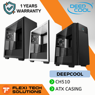 Flexi Tech DEEPCOOL CH510 Black / White / Mesh ATX Casing PC Desktop Mid-Tower Casing