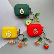 Suitable for JBL TUNE T215TWS Wireless Bluetooth Headset Protective Case Fruit Silicone Shock-resistant Soft Case
