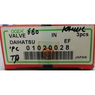 PERODUA KANCIL 660 EF EXTHAUST ENGINE VALVE SET (3PCS)