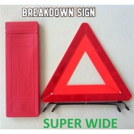 SG car company selected the wide  Breakdown Sign/ Emergency Triangle Road Sign/ Reflective Warning T