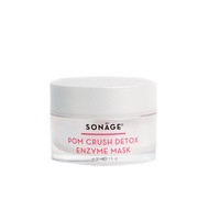 SONAGE Pom Crush Detox Enzyme Mask: Probiotic Face Mask | Exfoliates, Detoxifies & Glows with Pumpki