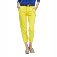 Female Slim-Fit Mid-Low Waist Corduroy Pant