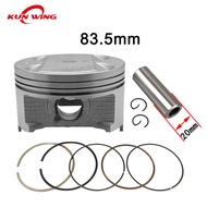 ชุดแหวนลูกสูบ AN400 CVBGF 83Mm ~ 84คันคลั๊ชมอเตอร์ไซค์สำหรับ Suzuki Skywave 400 Burgman 400 DL650 SV