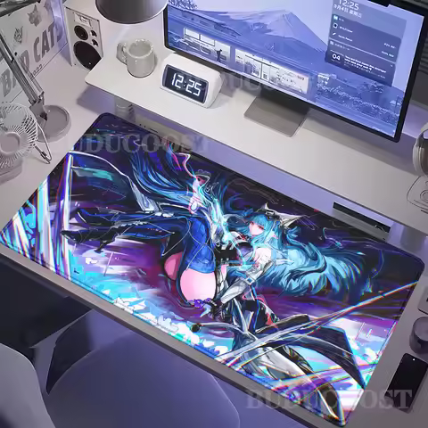 HD Printing Mouse Pad Yvonne Arknights Endfield Non-slip Rubber Gaming Large 900X400mm Office Mousep