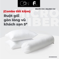 Pillow Insert Combo & Feather Pillow Insert Hotel Standard Bedding 5* 50x70 & 35x100 cm